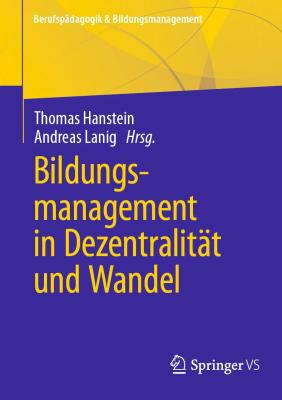 Cover des Buches Bildungsmanagement in Dezentralität und Wandel