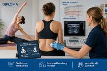 Yoga-Übungen und Ultraschall-Untersuchungen 